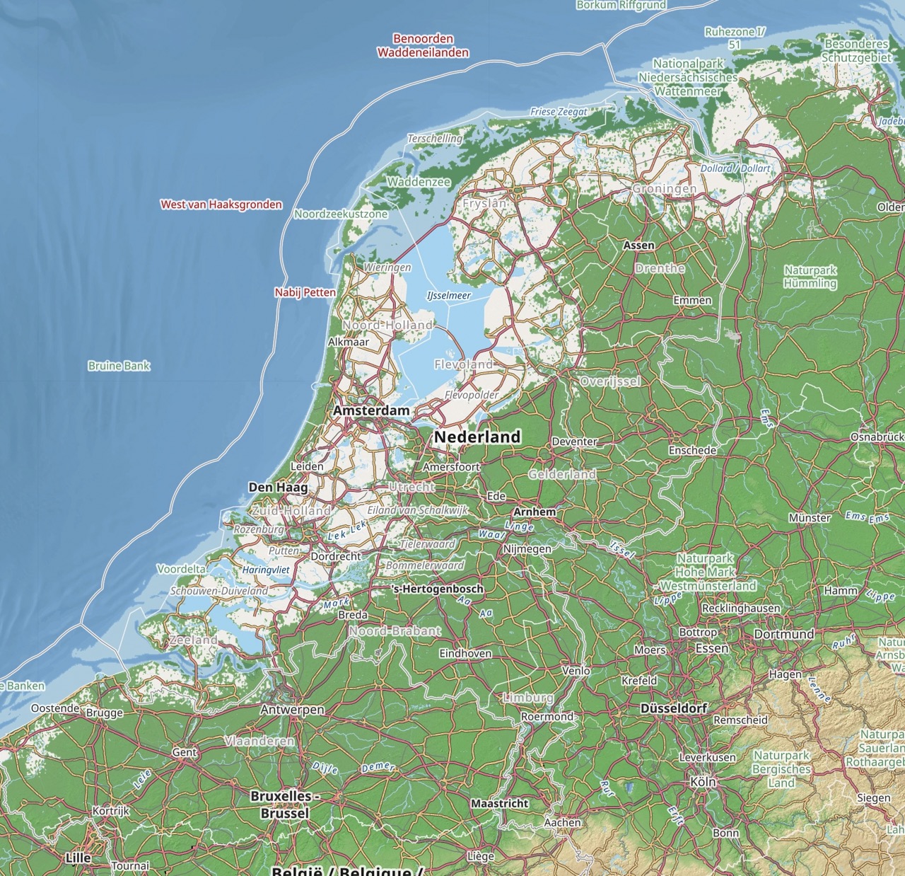 Mappa Olanda